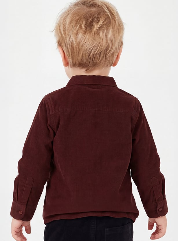 FAME FOREVER Boys Solid Shirt with Bow
