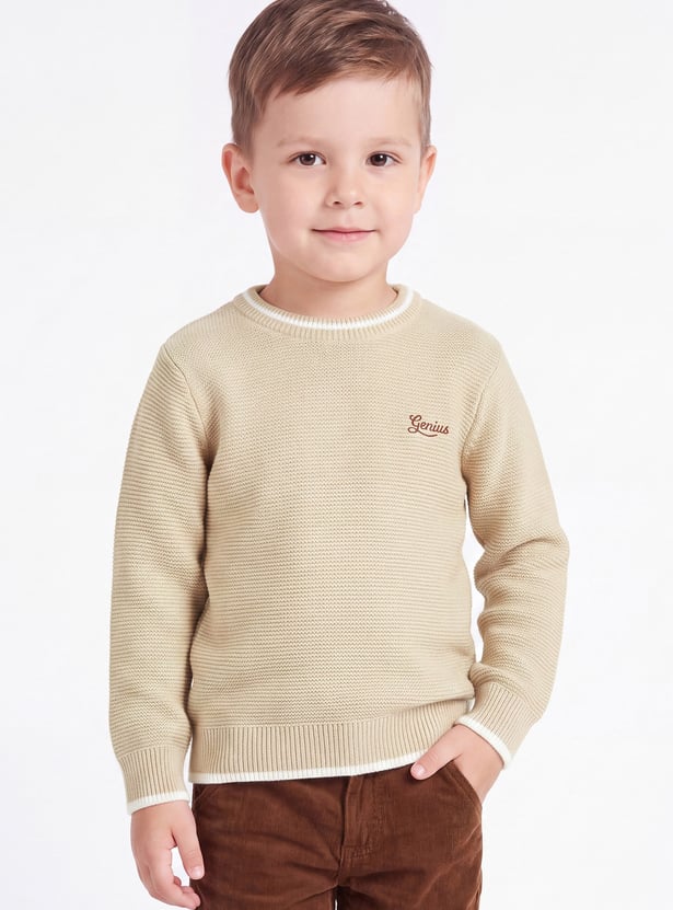 FAME FOREVER Boys Solid Sweater