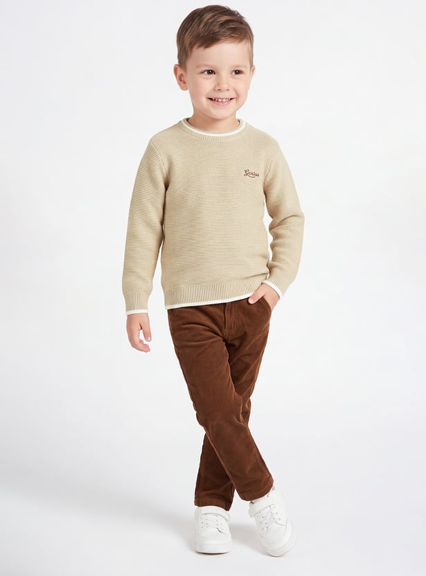 FAME FOREVER Boys Solid Sweater