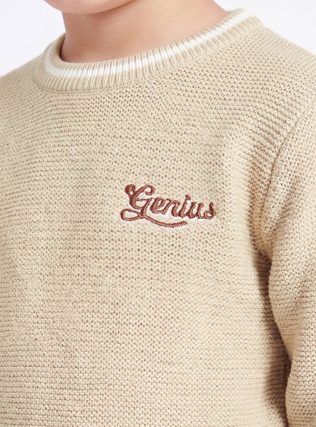 FAME FOREVER Boys Solid Sweater