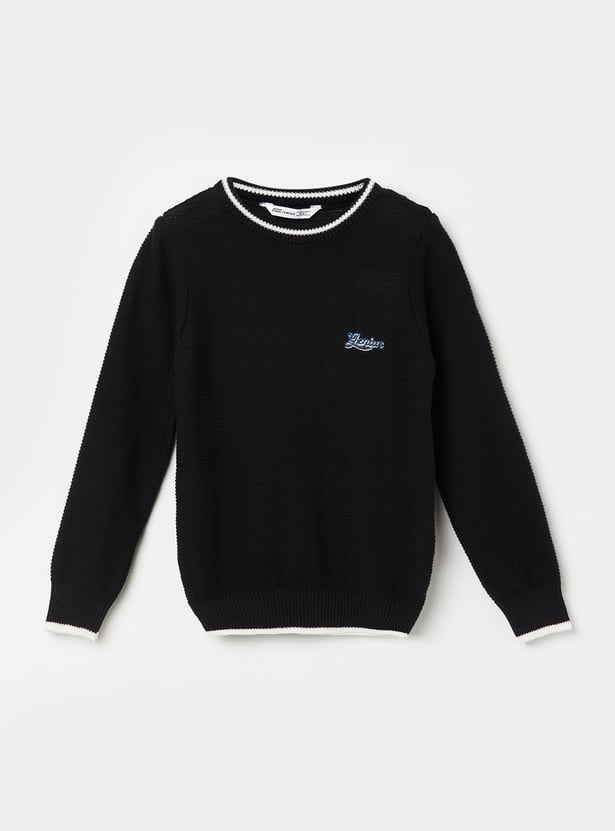 FAME FOREVER Boys Solid Sweater