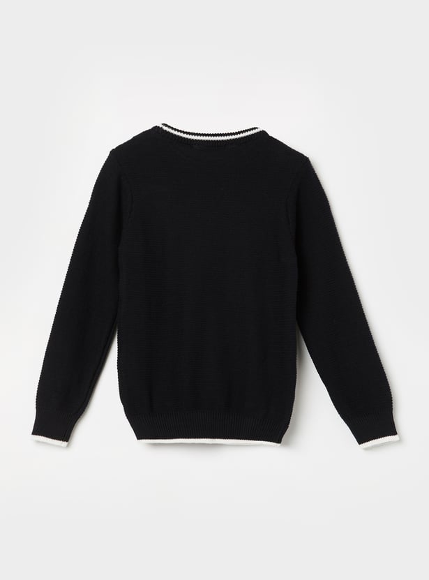 FAME FOREVER Boys Solid Sweater