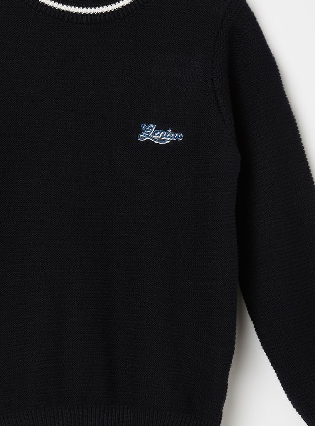 FAME FOREVER Boys Solid Sweater