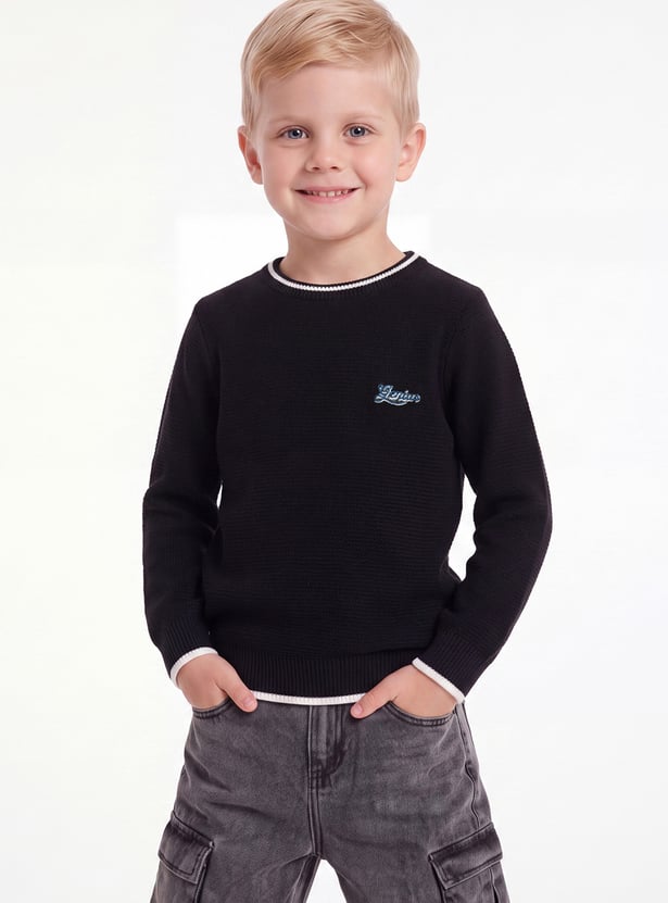 FAME FOREVER Boys Solid Sweater