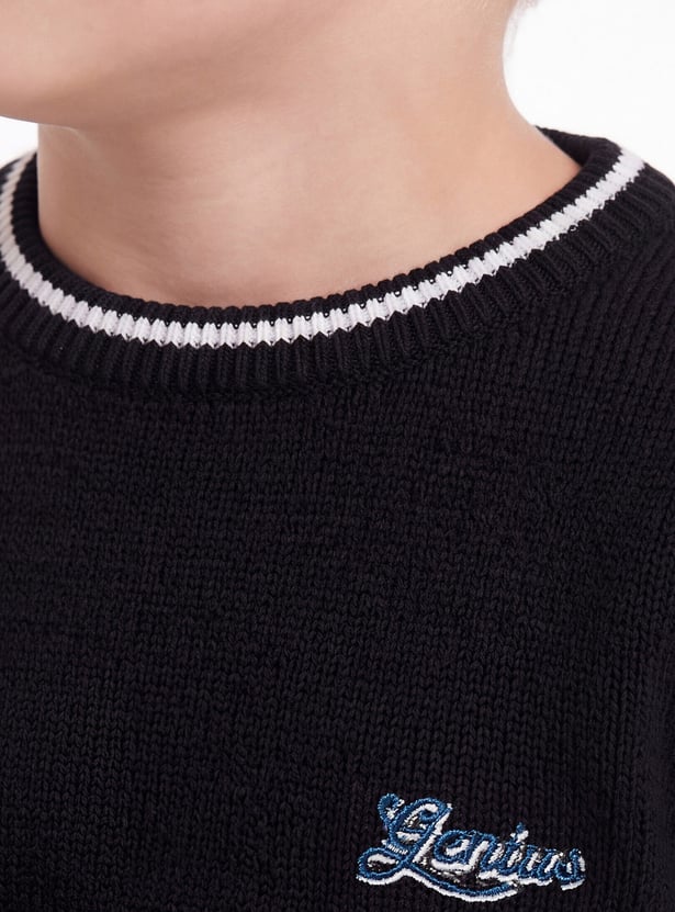 FAME FOREVER Boys Solid Sweater