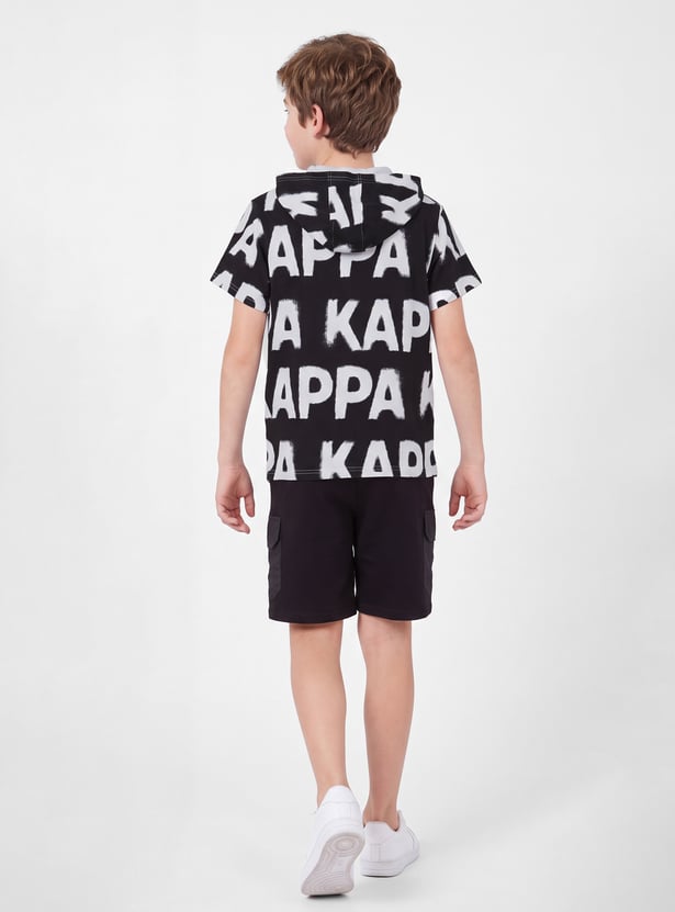 KAPPA Boys Typography Print T-shirt