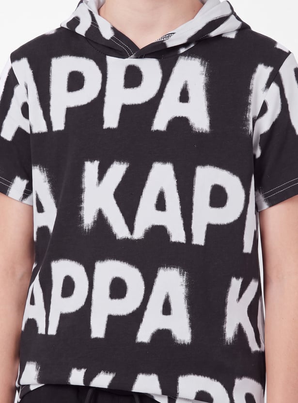 KAPPA Boys Typography Print T-shirt