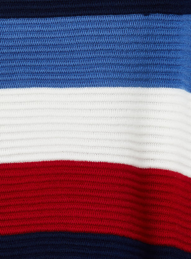 FAME FOREVER Boys Striped Sweater