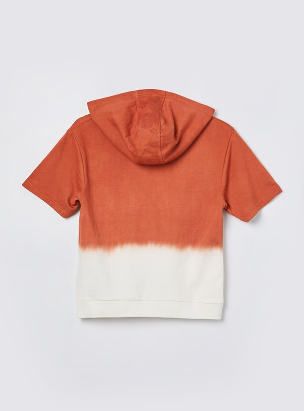 KAPPA Boys Graphic Print Hooded T-shirt