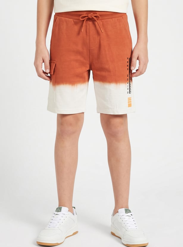 KAPPA Boys Tie & Dye Regular Shorts