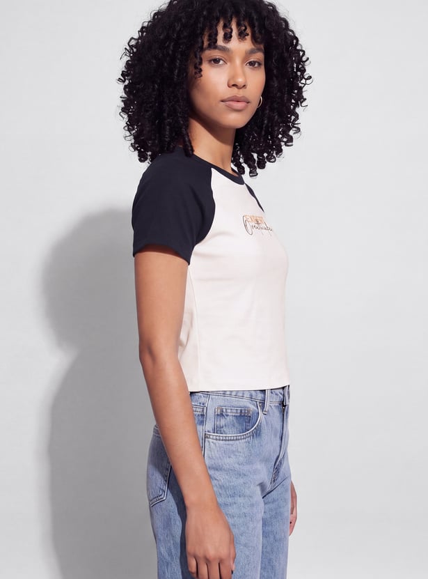 GINGER Typographic Print T-shirt