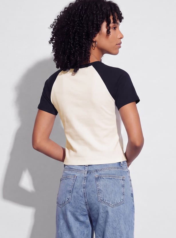 GINGER Typographic Print T-shirt