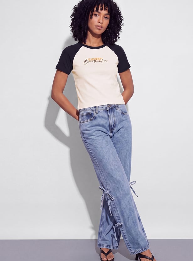 GINGER Typographic Print T-shirt