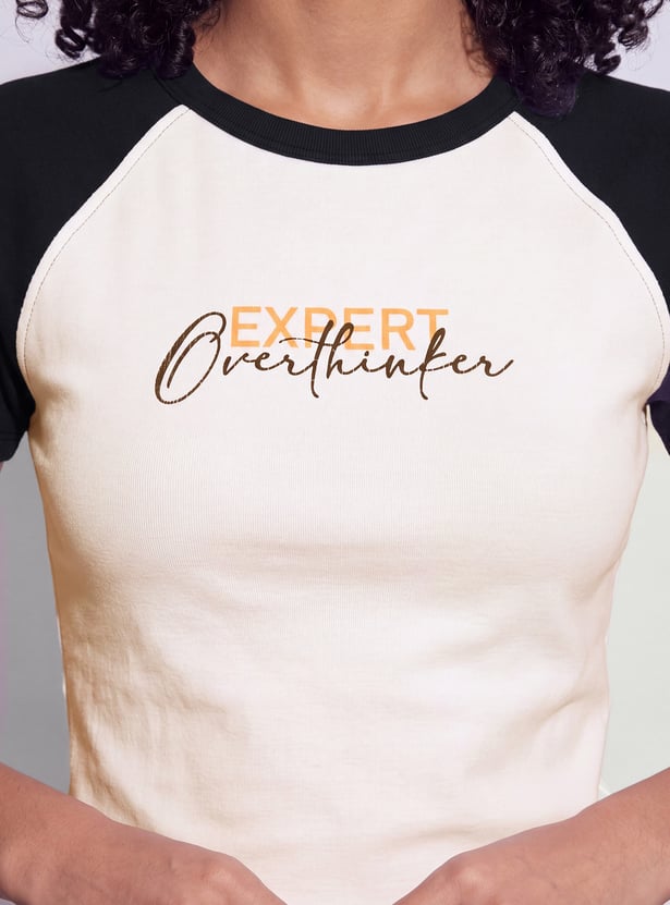 GINGER Typographic Print T-shirt