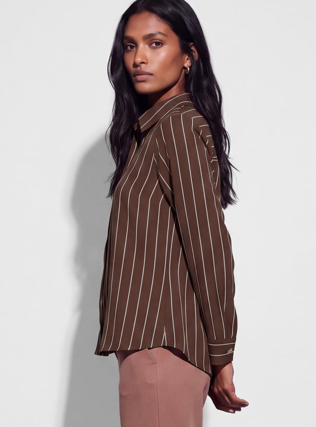 CODE CLASSIC Striped Regular Fit Shirt