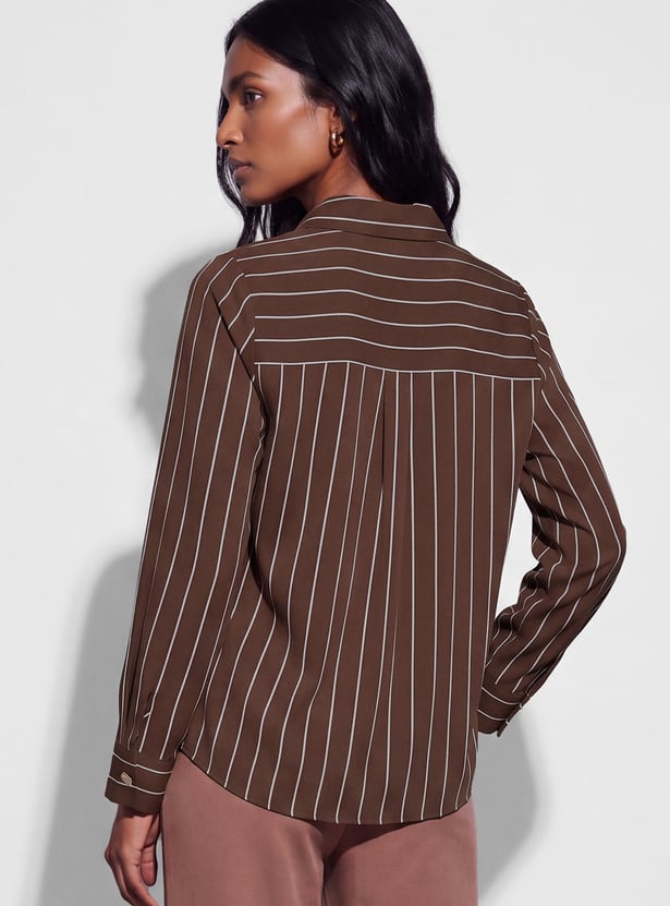 CODE CLASSIC Striped Regular Fit Shirt
