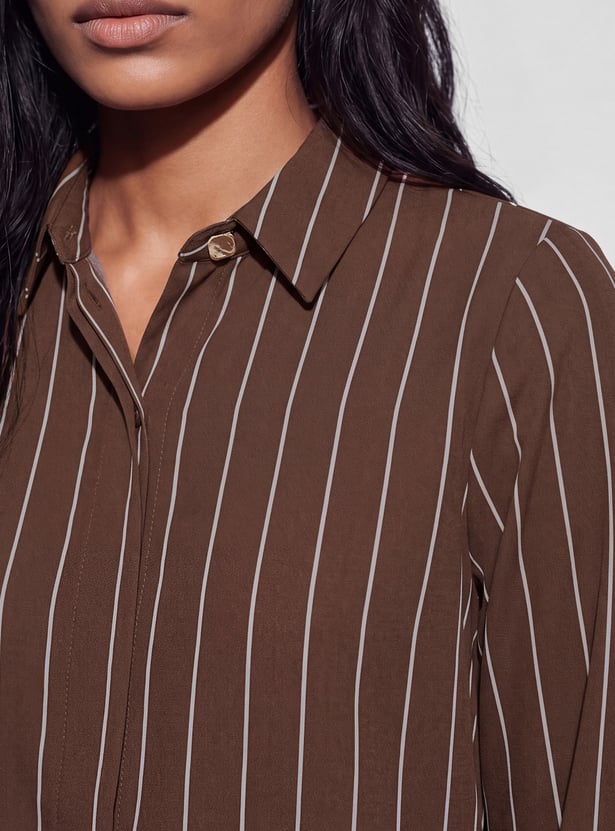 CODE CLASSIC Striped Regular Fit Shirt