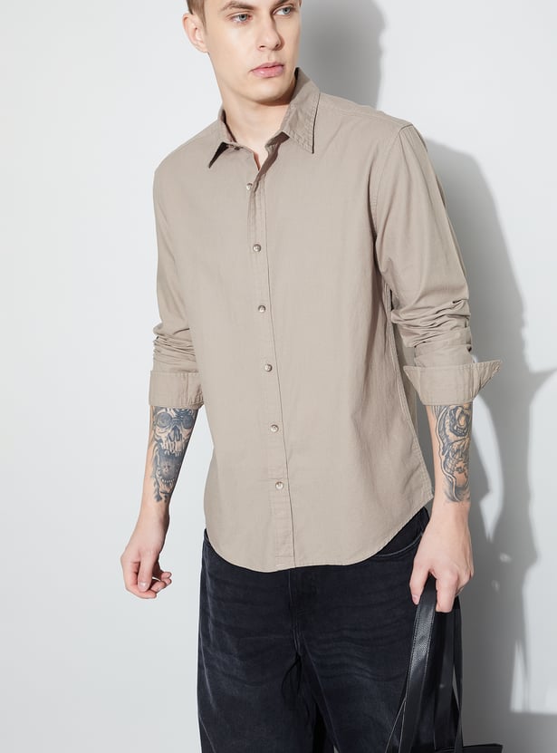 FORCA Solid Smart Fit Shirt