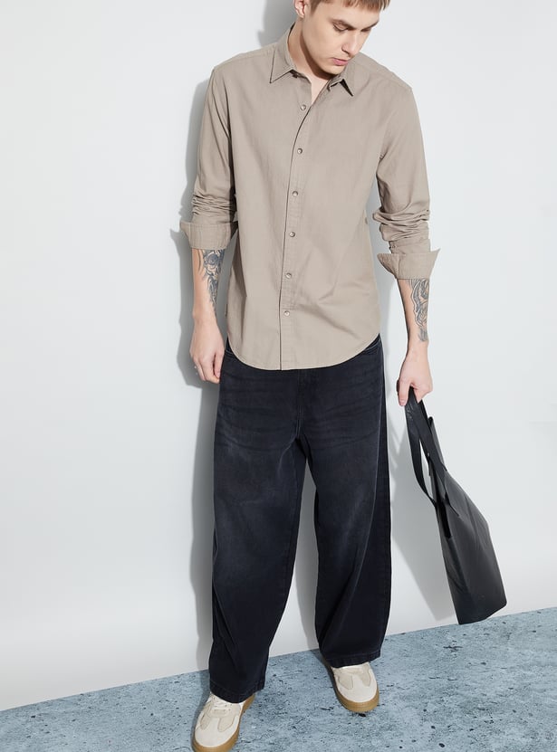 FORCA Solid Smart Fit Shirt