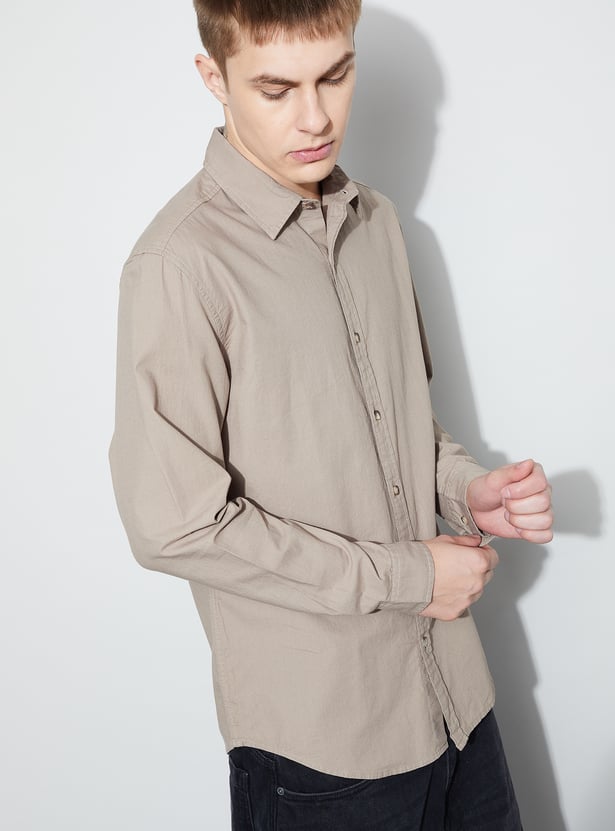 FORCA Solid Smart Fit Shirt
