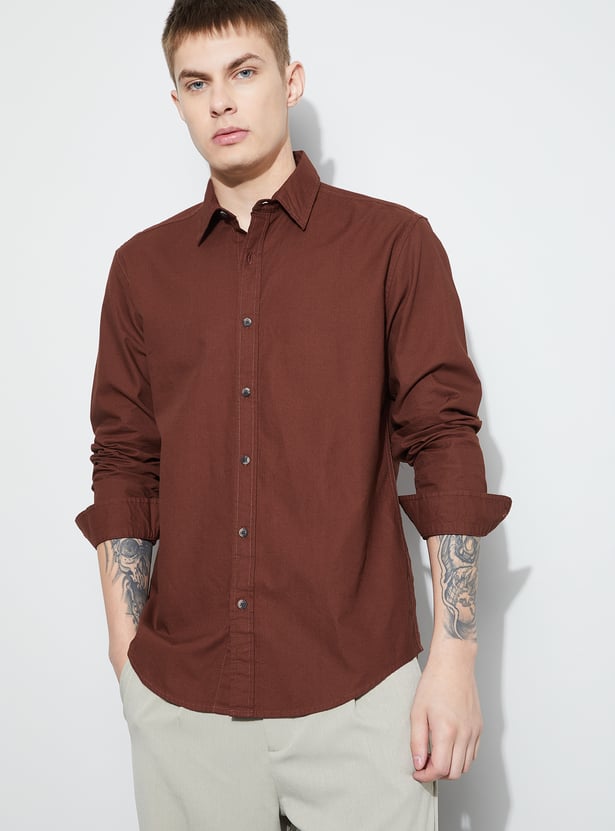 FORCA Solid Smart Fit Shirt