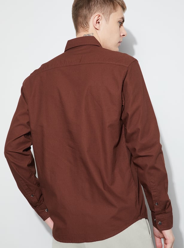 FORCA Solid Smart Fit Shirt