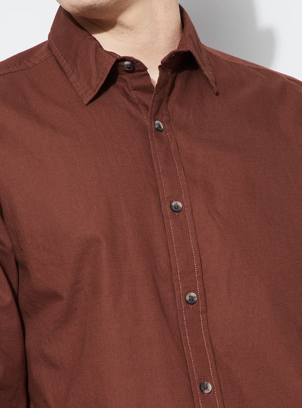 FORCA Solid Smart Fit Shirt