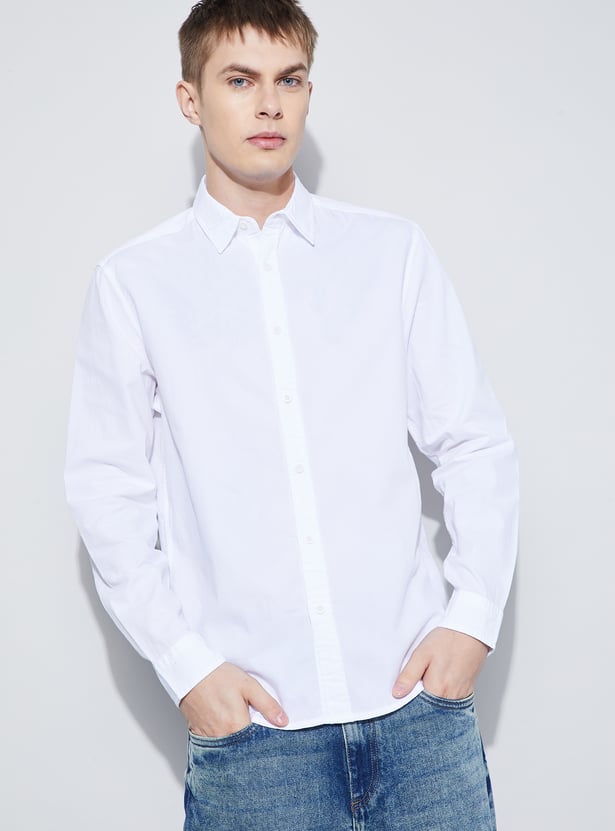 FORCA Solid Smart Fit Shirt