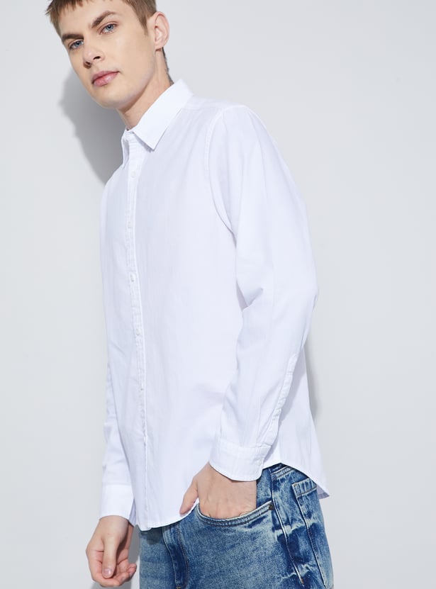 FORCA Solid Smart Fit Shirt