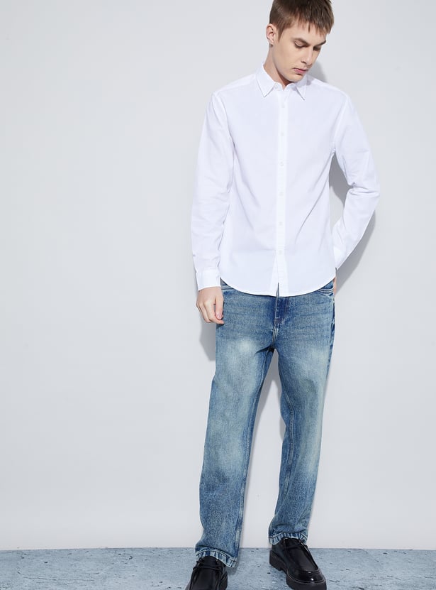 FORCA Solid Smart Fit Shirt