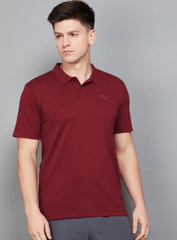 PUMA ESS Basic Logo Solid Polo T-shirt