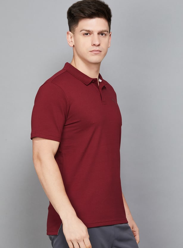 PUMA ESS Basic Logo Solid Polo T-shirt