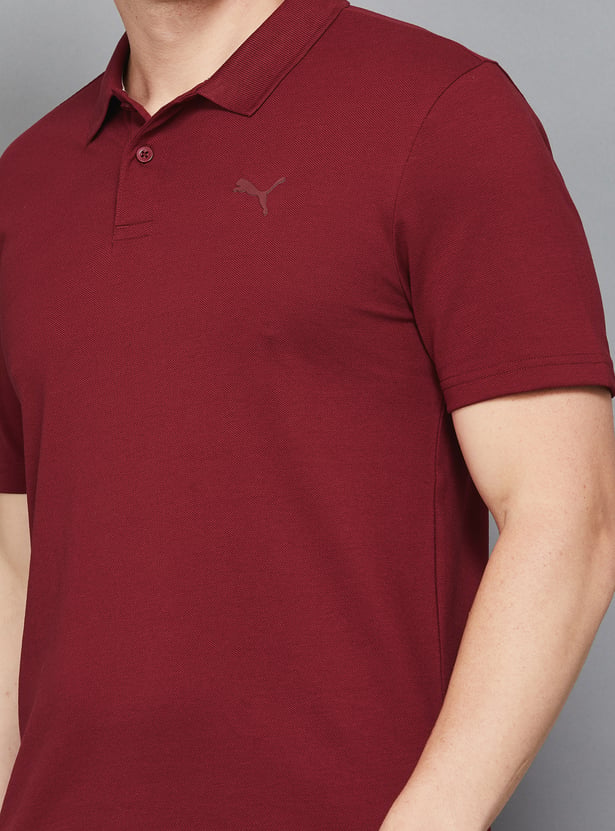 PUMA ESS Basic Logo Solid Polo T-shirt