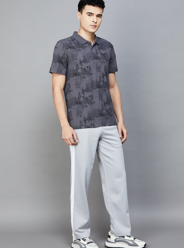 PUMA Abstract Printed Polo T-shirt