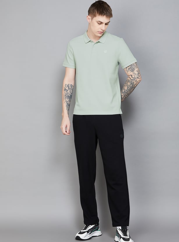 PUMA Textured Polo T-shirt