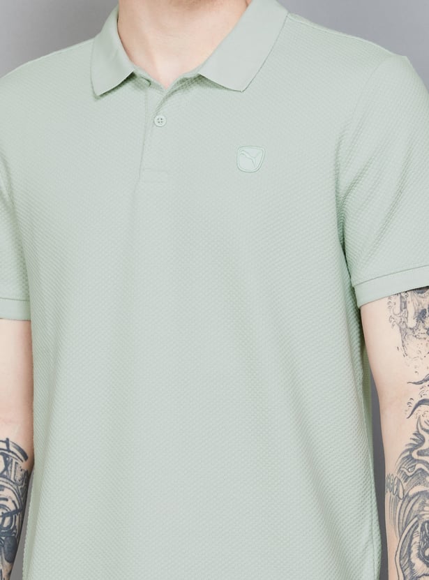 PUMA Textured Polo T-shirt