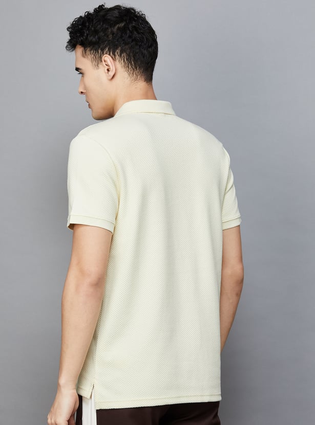 PUMA Textured Polo T-shirt