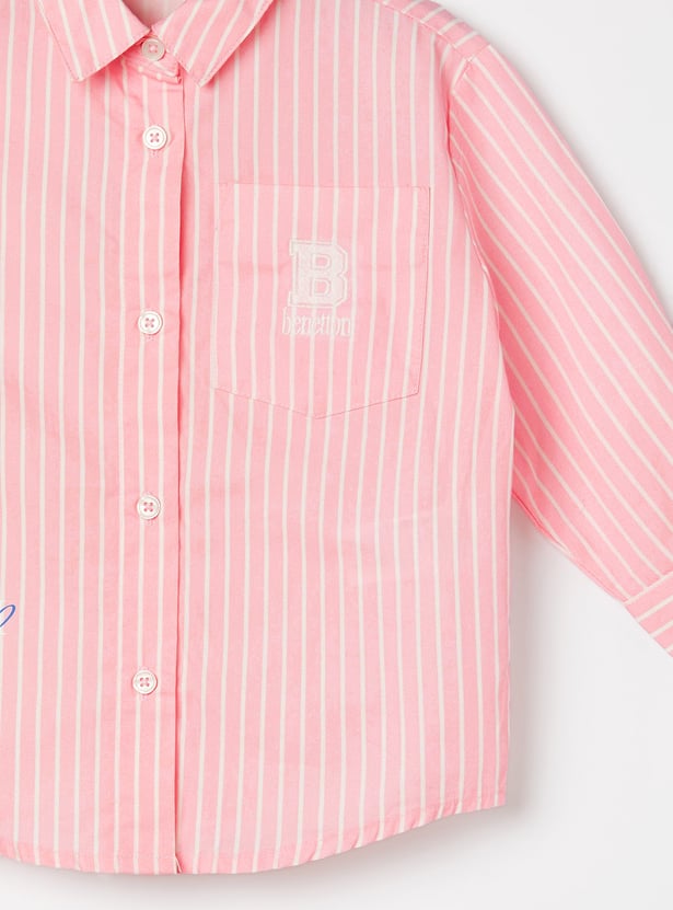 UNITED COLORS OF BENETTON Girls Striped Shirt