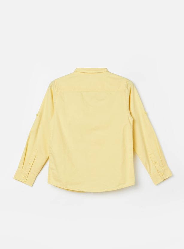 UNITED COLORS OF BENETTON Boys Solid Shirt