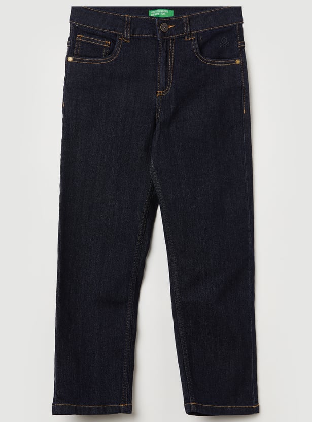 UNITED COLORS OF BENETTON Boys Washed Comfort Jeans