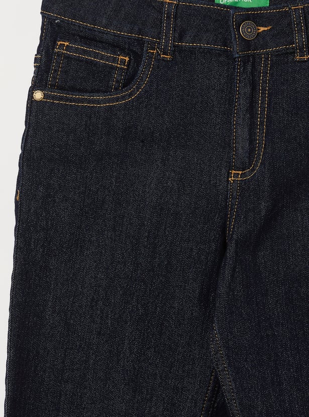 UNITED COLORS OF BENETTON Boys Washed Comfort Jeans