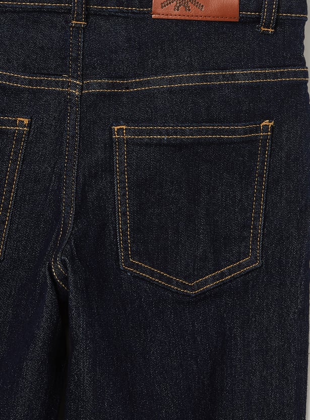 UNITED COLORS OF BENETTON Boys Washed Comfort Jeans