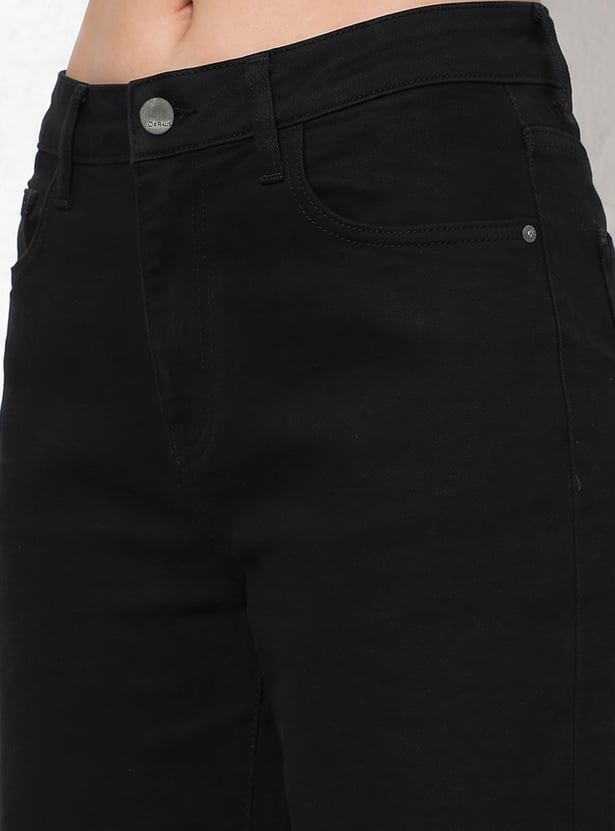 KRAUS Solid Straight Fit Jeans
