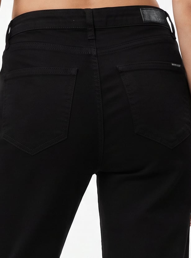 KRAUS Solid Straight Fit Jeans