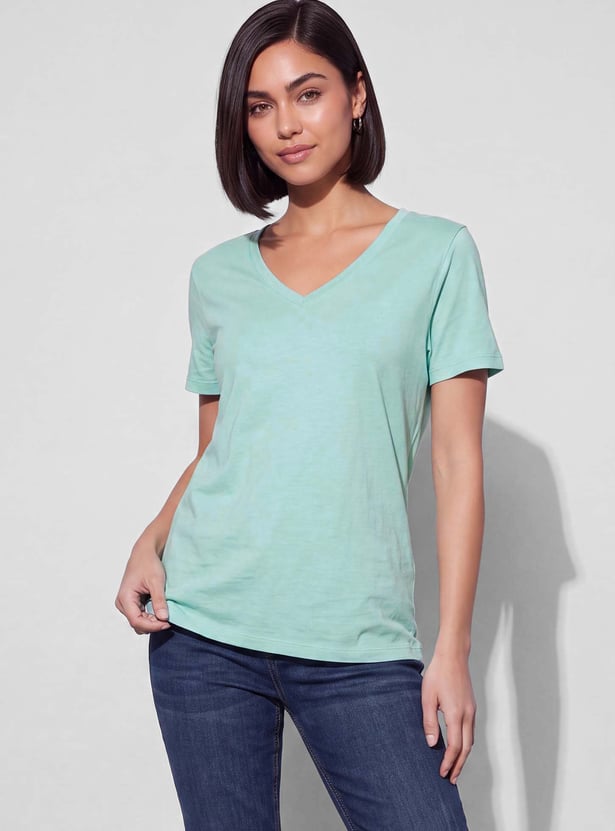 FAME FOREVER Solid T-shirt