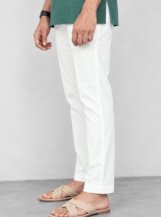 MELANGE Solid Regular Ethnic Pants