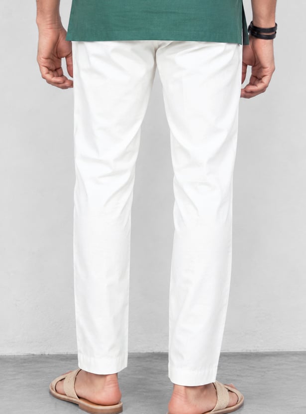 MELANGE Solid Regular Ethnic Pants