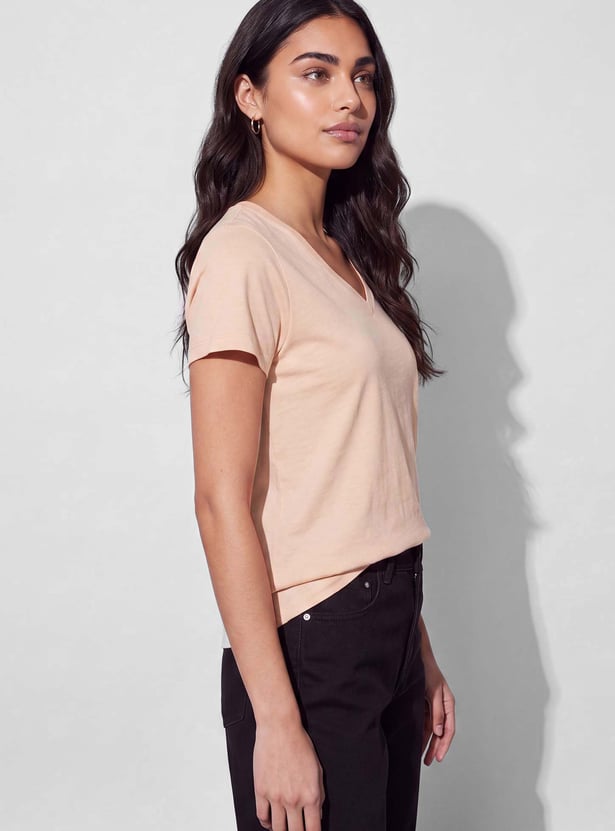 FAME FOREVER Solid T-shirt