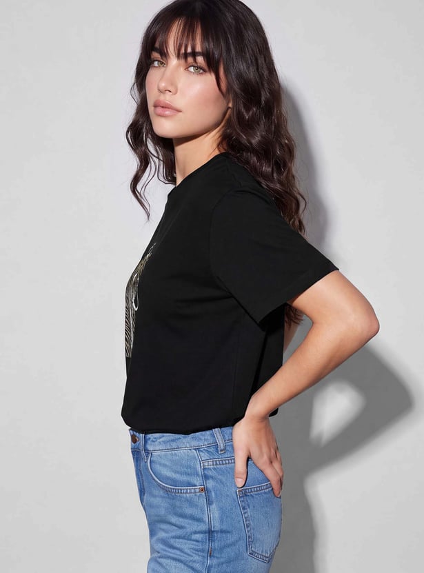 FAME FOREVER Graphic Print T-shirt