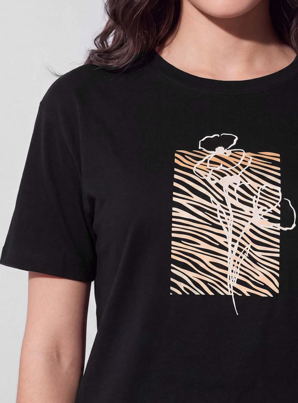 FAME FOREVER Graphic Print T-shirt